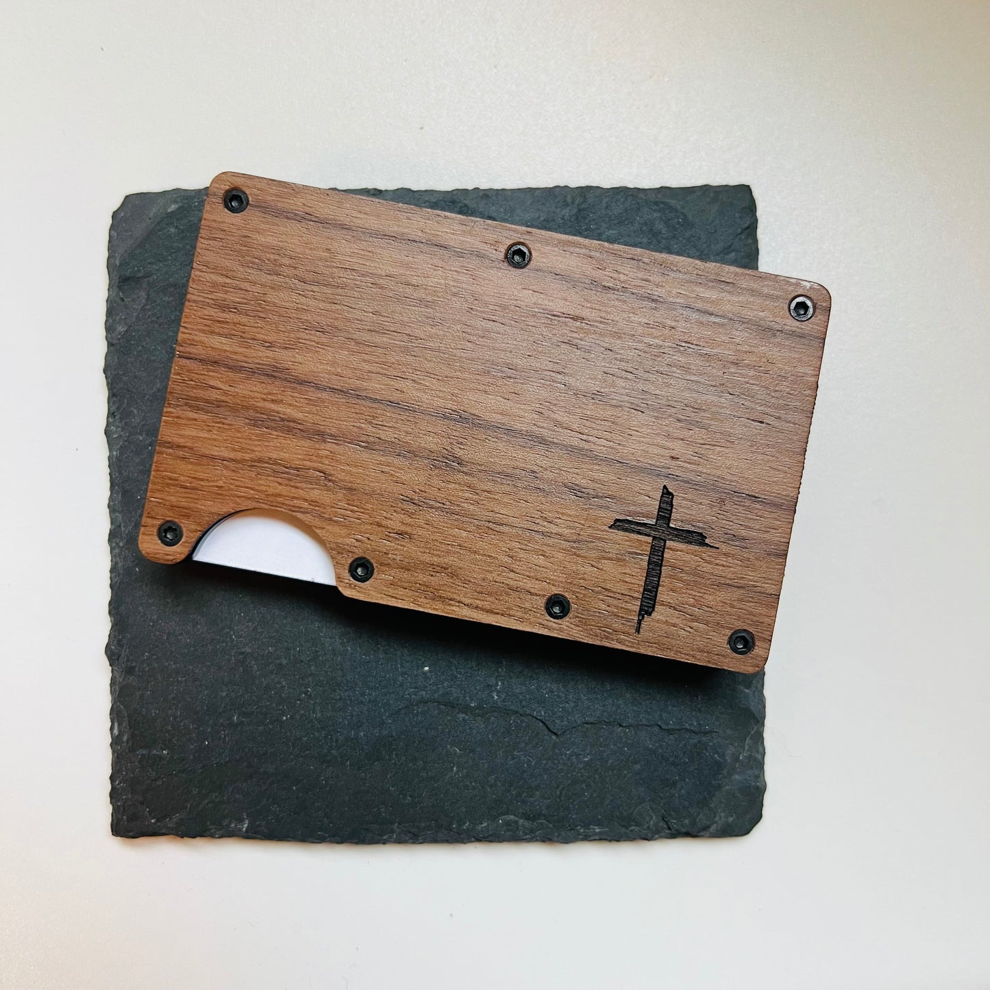 Walnut Wallet - Cross