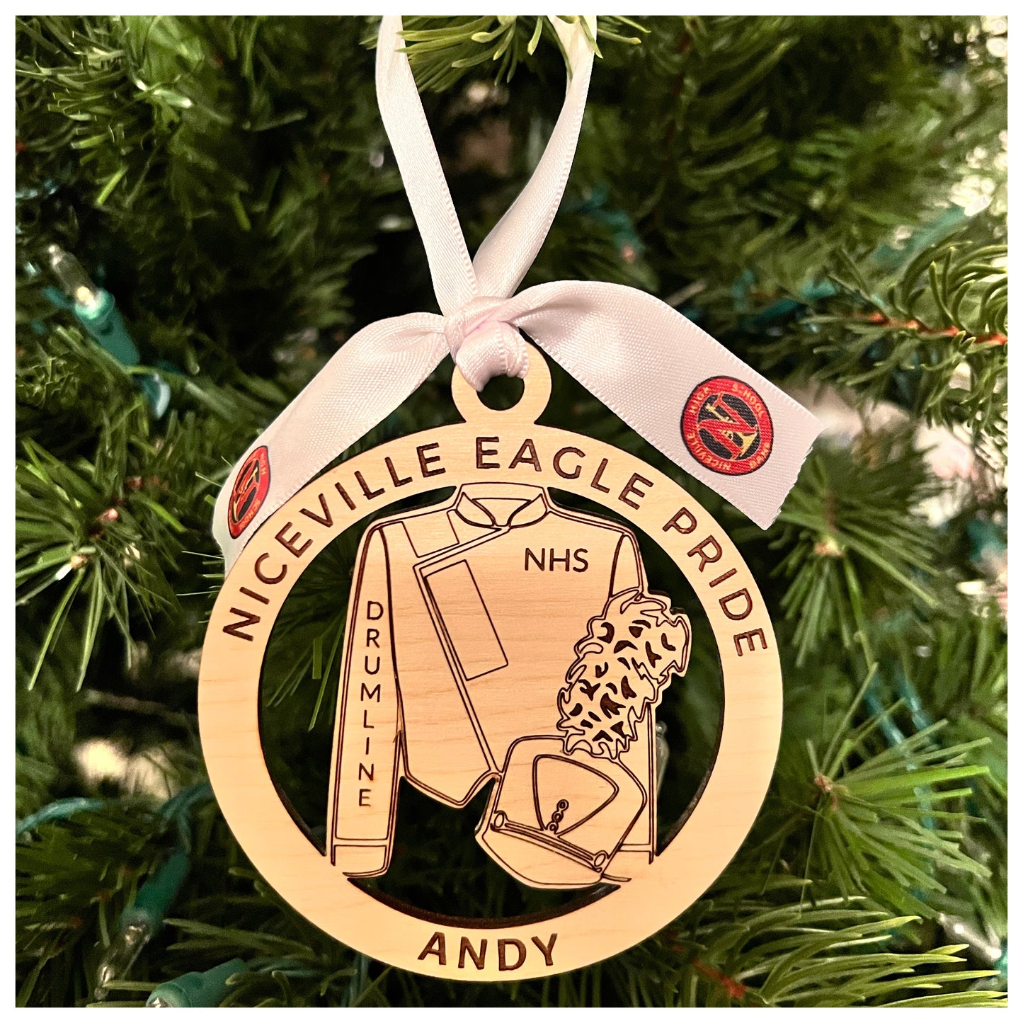 Eagle Pride Band Christmas Ornament