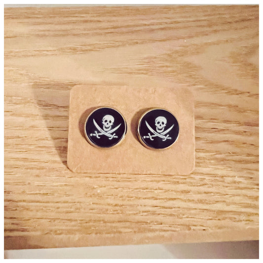 Skull Metal Back Stud