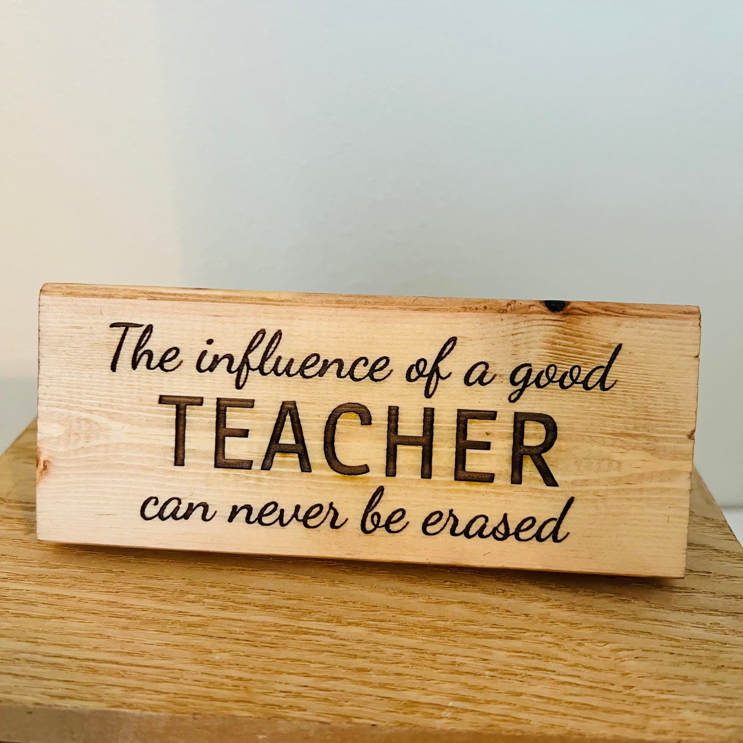 Engraved White Board Eraser