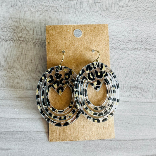 Leopard Pattern Oval