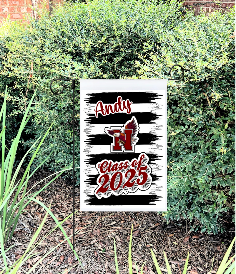 Class of 2025 Retro Flag - Personalization Available