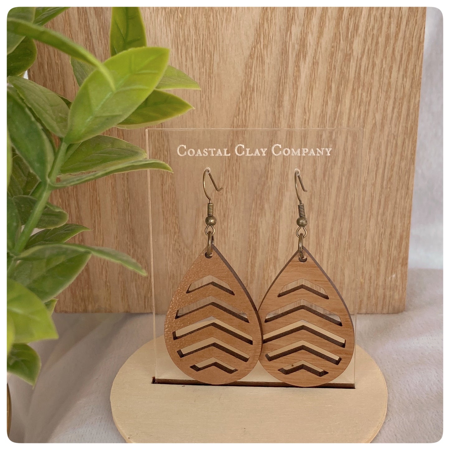 Teardrop Chevron Cutout - Multiple Colors