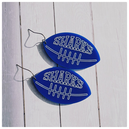 Sharks Football - Blue