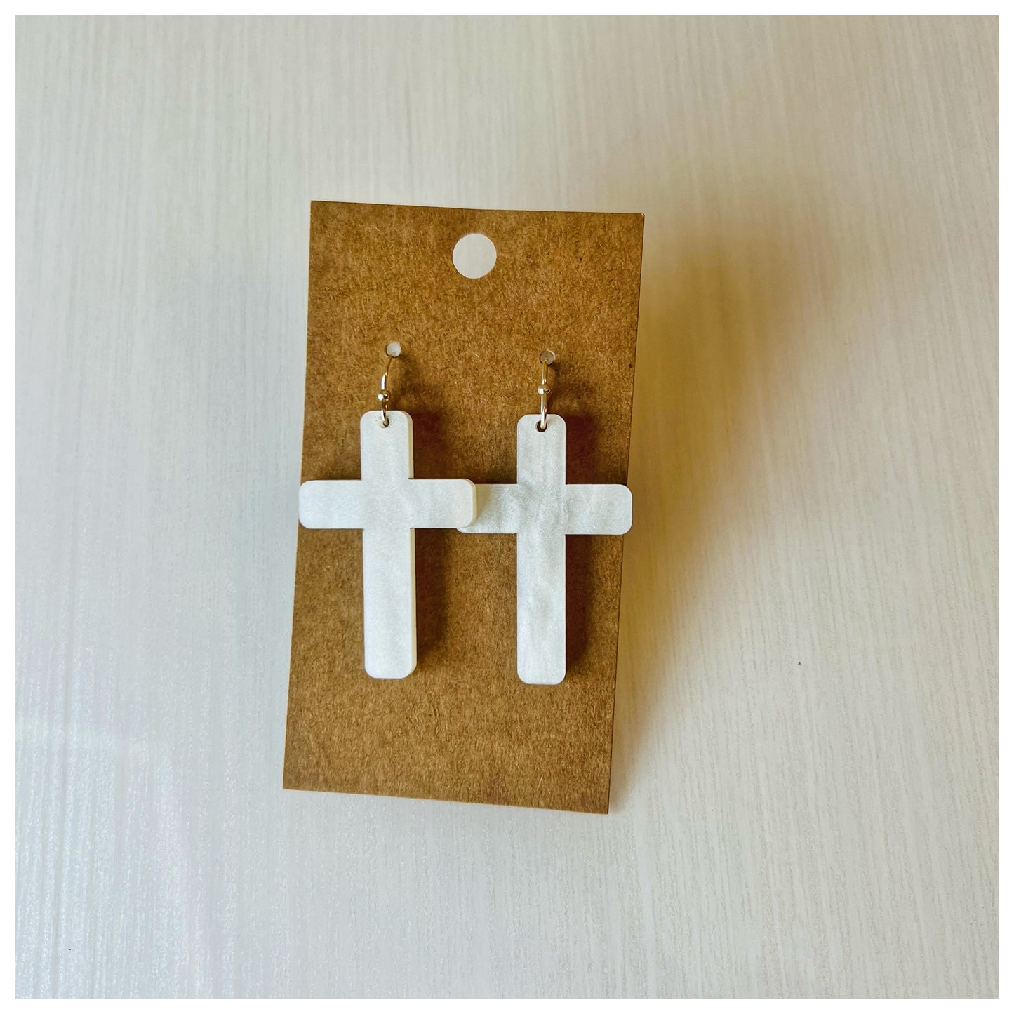 Shimmer White Cross